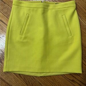 J. Crew Wool Mini Skirt
